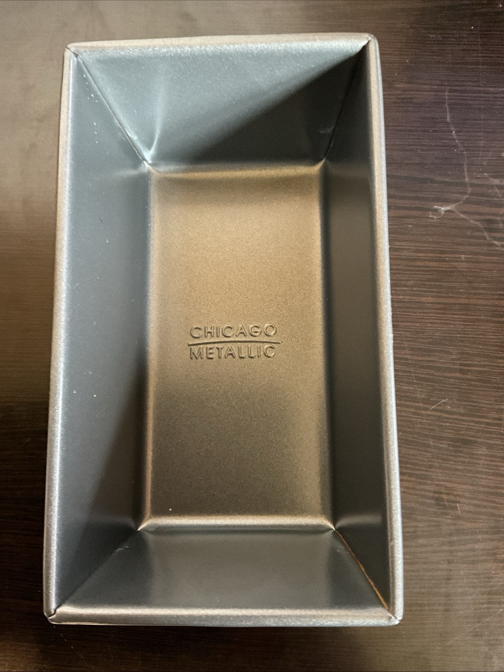Chicago Metallic Gray Mini Loaf Pan Set - 4 Pack - Picture 3 of 5